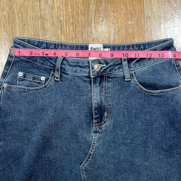 Princess Polly Batkins Denim Maxi Skirt Front Slit PP-DNM Women's 6 EUC Jean - Picture 8 of 14